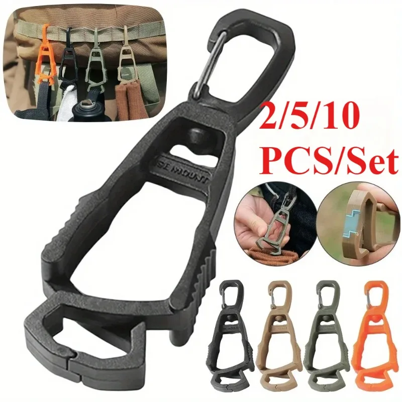 

2/5/10PC Outdoor Protective Glove ClipMulti-purpose Safety Work Glove HolderAnti-Fall Off Glove Belt ClipFor Construction Worker