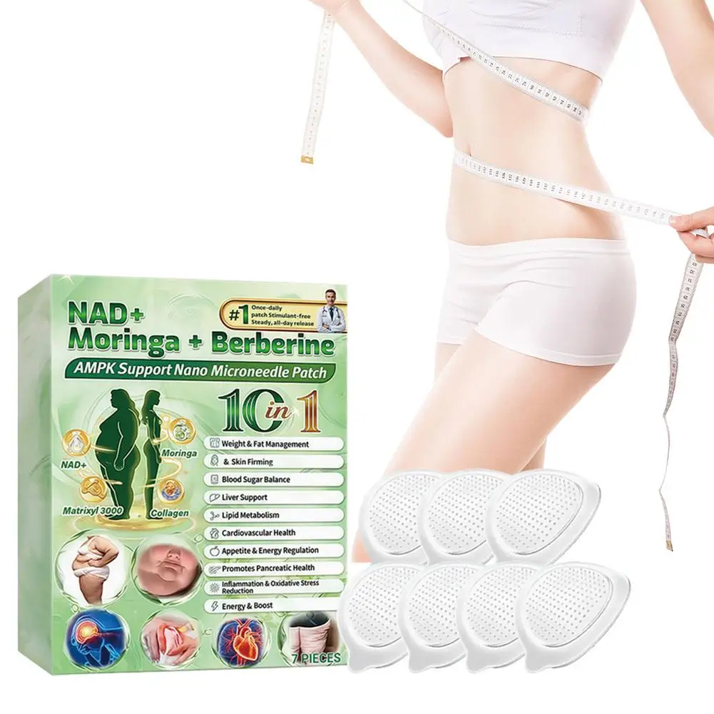 

Daily Use Advanced Nano Microneedle Patch For Weight Fat Management Skin Firming Blood Sugar Balance Liver Support