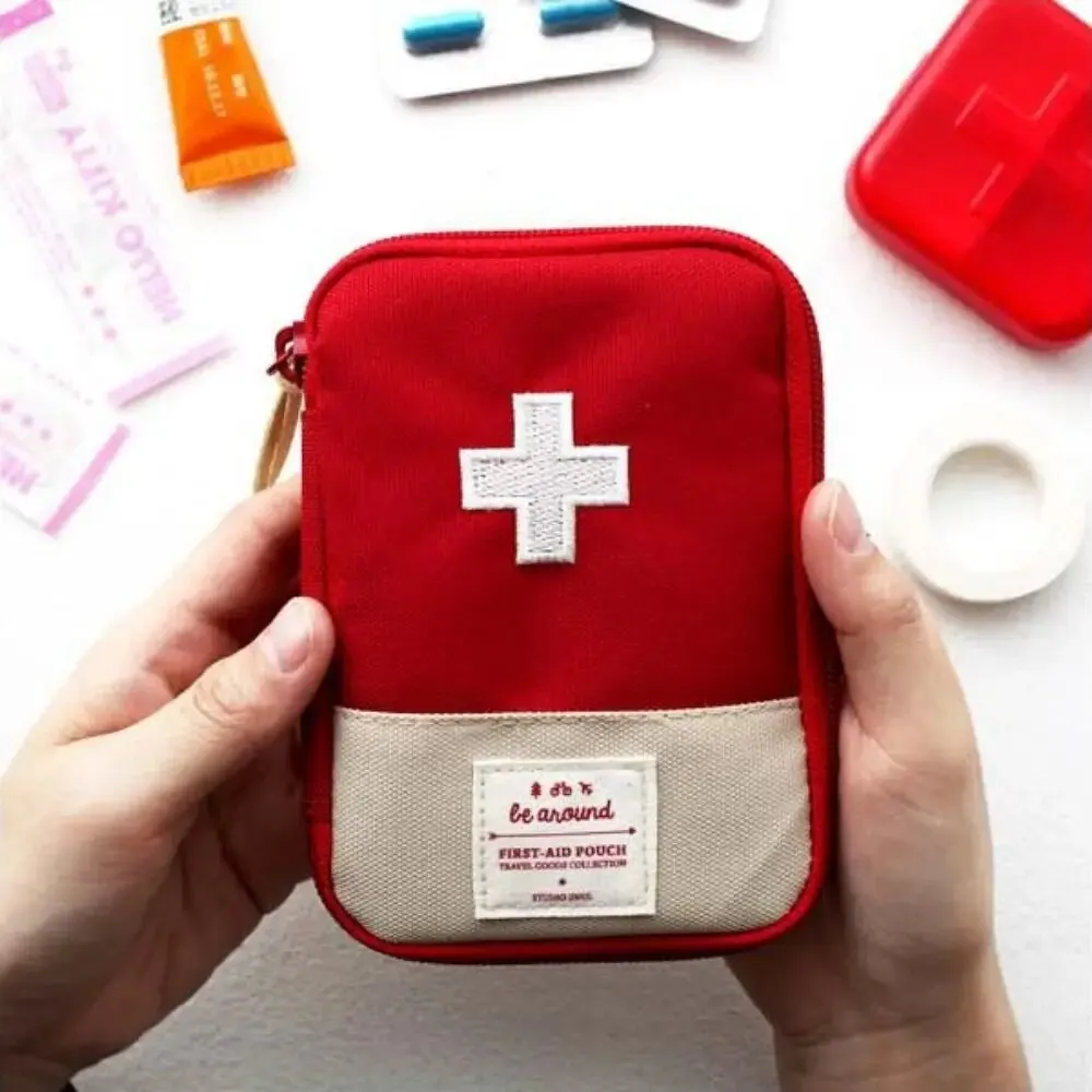 Home First Aid Small Medicine Kit Home Medicine Storage Travel Outdoor Mini Portable Small Box Medical First Aid Kit