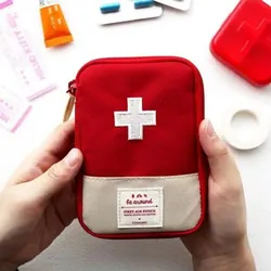 Home First Aid Small Medicine Kit Home Medicine Storage Travel Outdoor Mini Portable Small Box Medical First Aid Kit