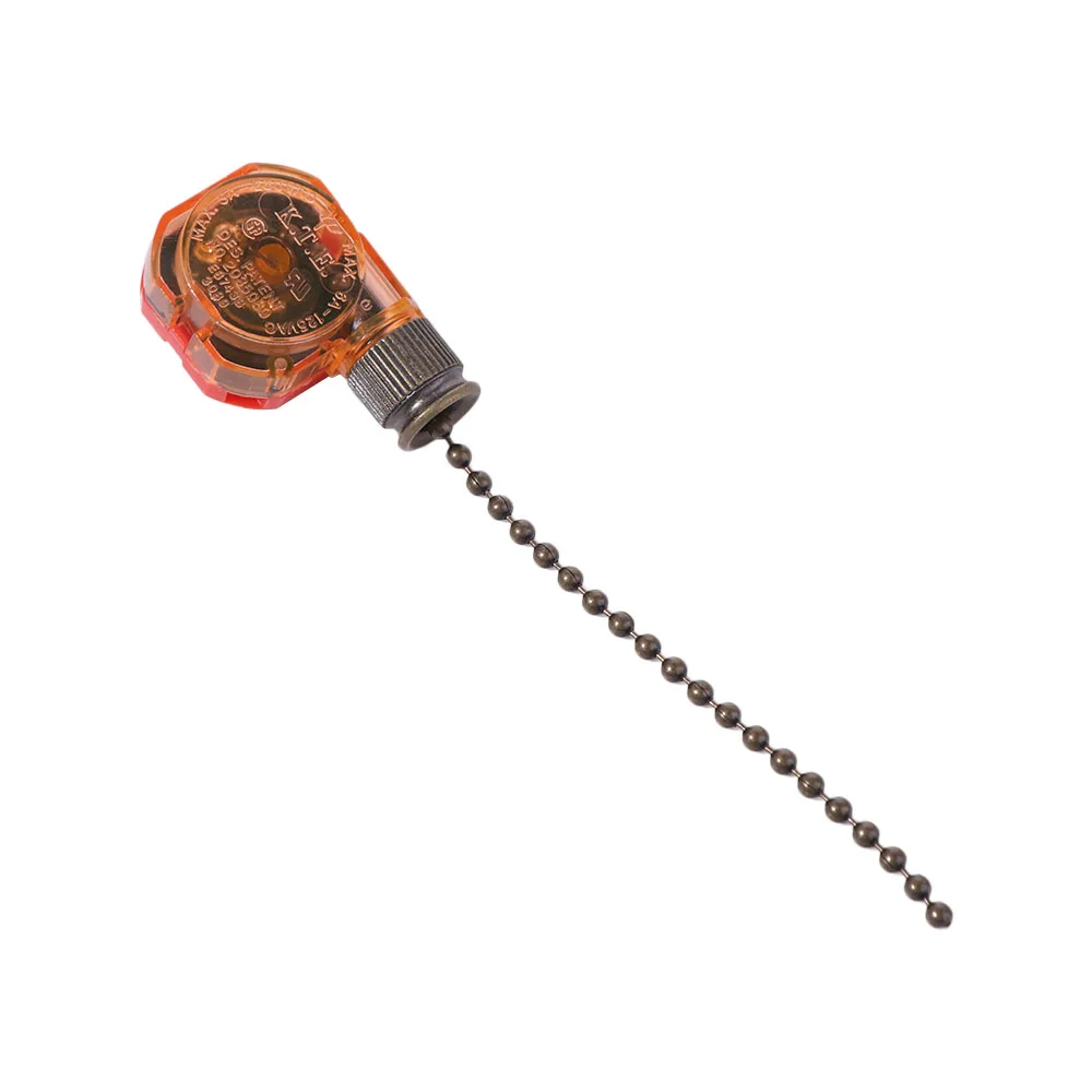 Speed Control 3 Speed Pull Chain Control Comfortable Smooth Surface Ceiling Fan Switch 8cm Chain 4 Wire Ceiling Fan Chain