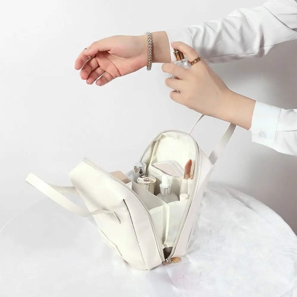 New PU Leather Cosmetic Bag Multi-function Large Capacity Makeup Organizers Waterproof Storage Bags Travel