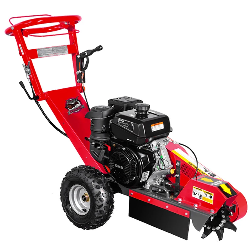 Tree Stump Crusher Landscaping Farm Outdoor Stump Grinder Push-Type Portable Branch Processor for Horticulture(Customized)