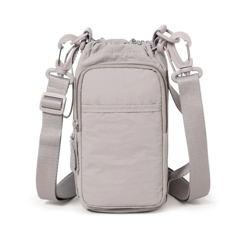 

Multifunctional Crossbody Phone Pouch Large Capacity Handhold Water Bottle Storage Bag Square Nylon Women's Fitness Bag Gym