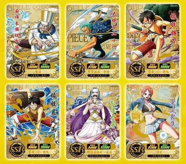 2022 Japan Anime One Piece Rare Cards Box rufy Zoro Chopper Bounty Collections CCG Card giochi da collezione giocattoli per bambini hobby