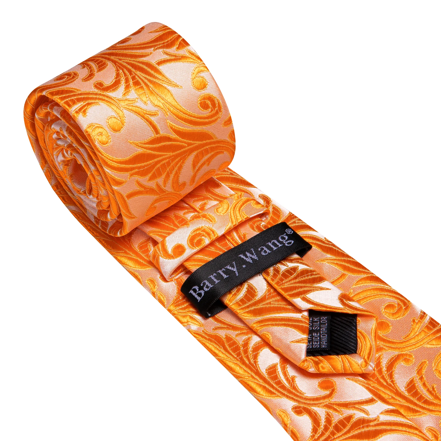 Barry.Wang-corbata de seda para hombre, conjunto de gemelos con diseño Floral, mismo patrón, varios colores, para boda, fiesta de negocios