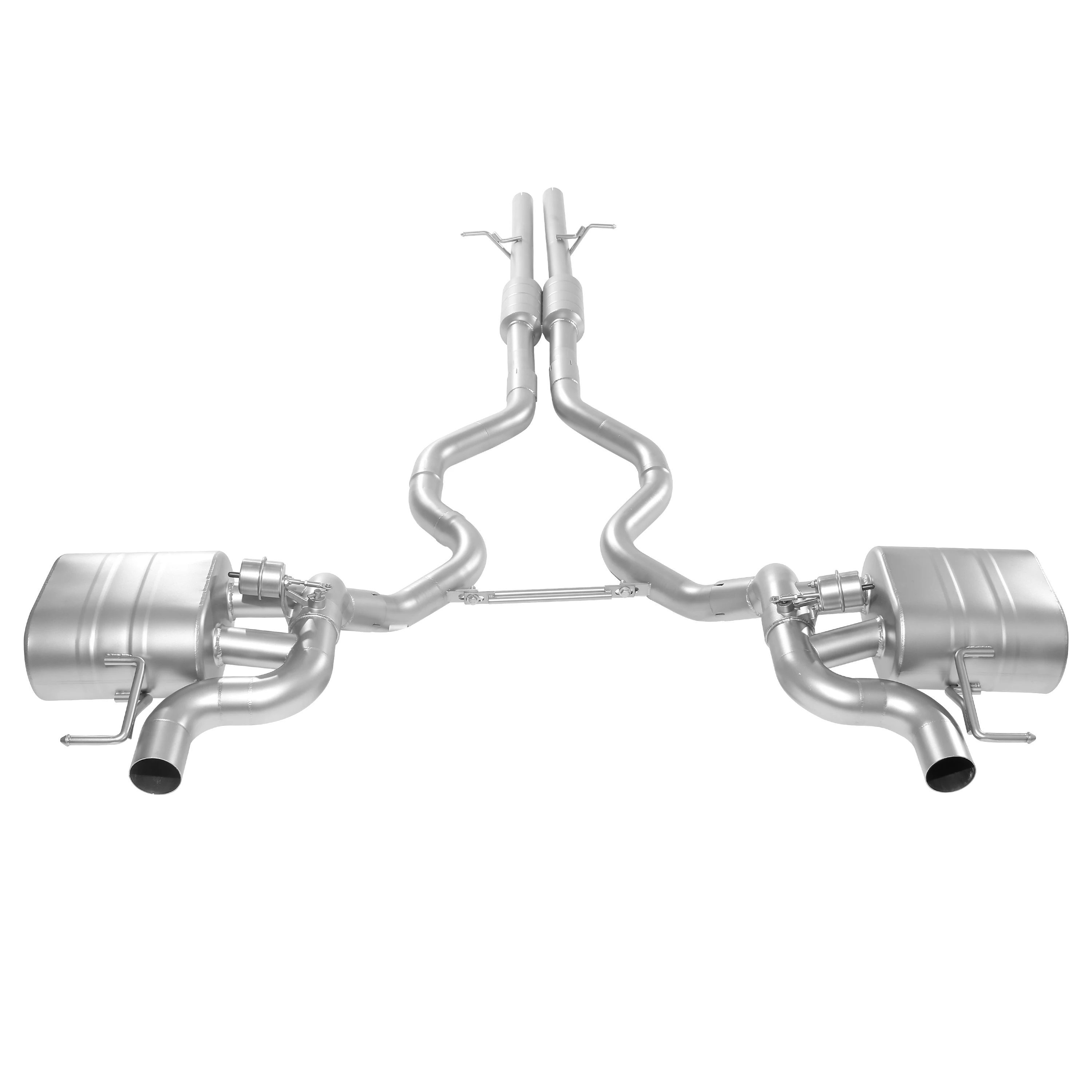 

Rear Exhaust with Electronic Valve, Compatible with Land Rover Range Rover Sport L320/L322 3.0T/5.0T 2011+, 304 Stainless Steel