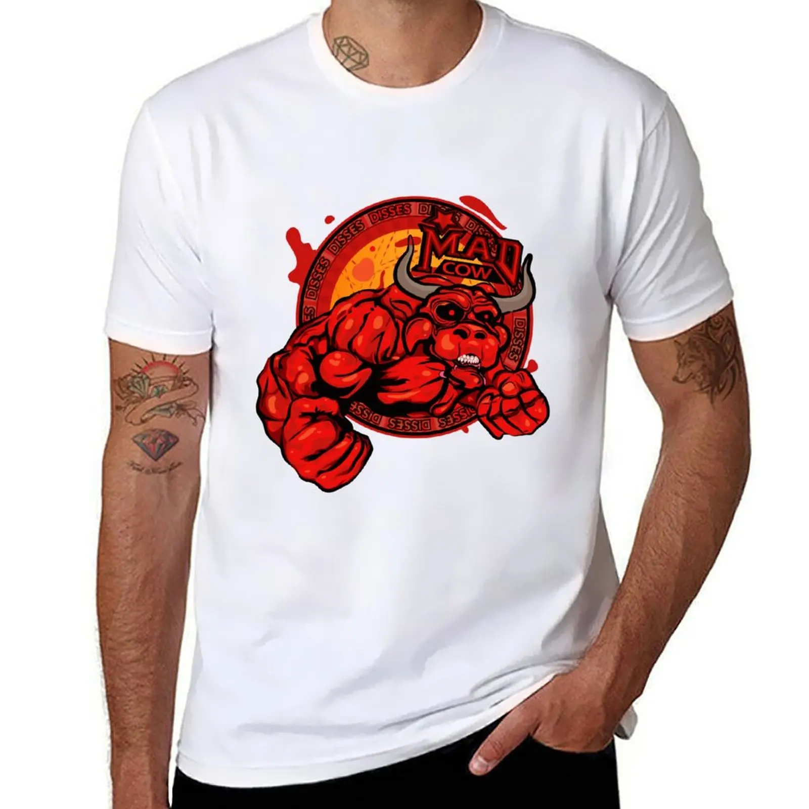 

mad cow disses T-Shirt cotton t shirt man t shirts cotton 100% man tshirt T-Shirt