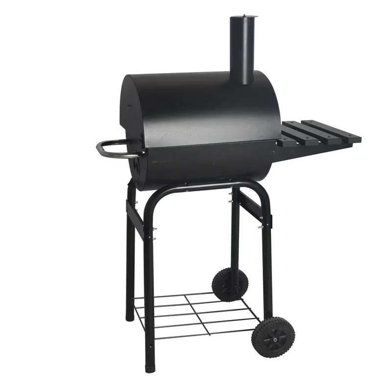 Camping Trolley Barbeque Smoker Outdoor BBQ Grill 80X38.5X119cm