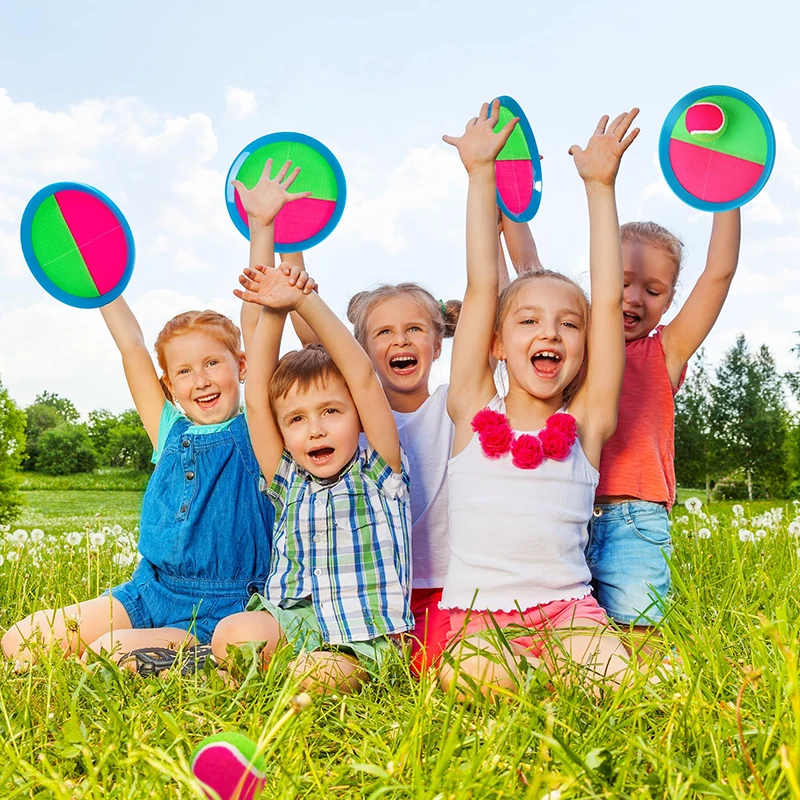 Juguetes deportivos para niños, pelota para lanzar y atrapar, pelotas adhesivas, juguete de playa al aire libre de verano, juego multijugador, regalos de interacción entre padres e hijos TMZ