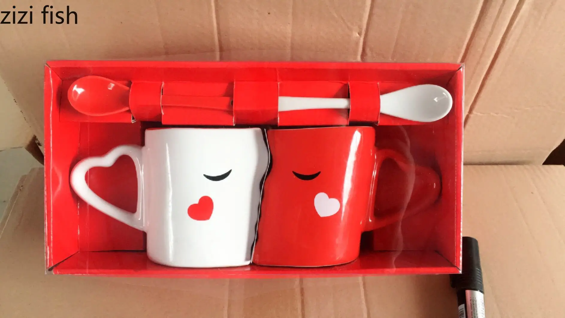 Conjunto de canecas cerâmicas 2 peças para casais, copos de água, copos, café da manhã, caneca de leite, copos de café, presente