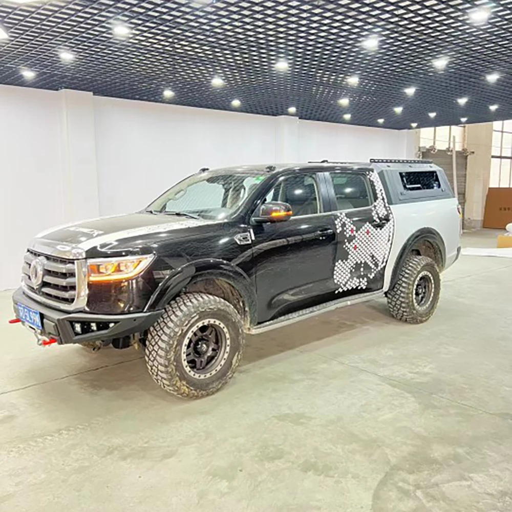 

Foldable High Quality Aluminum Alloy Hardtop Waterproof Off-Road Pickup Tonneau Cover for Great Wall / Fengjun Series Trucks