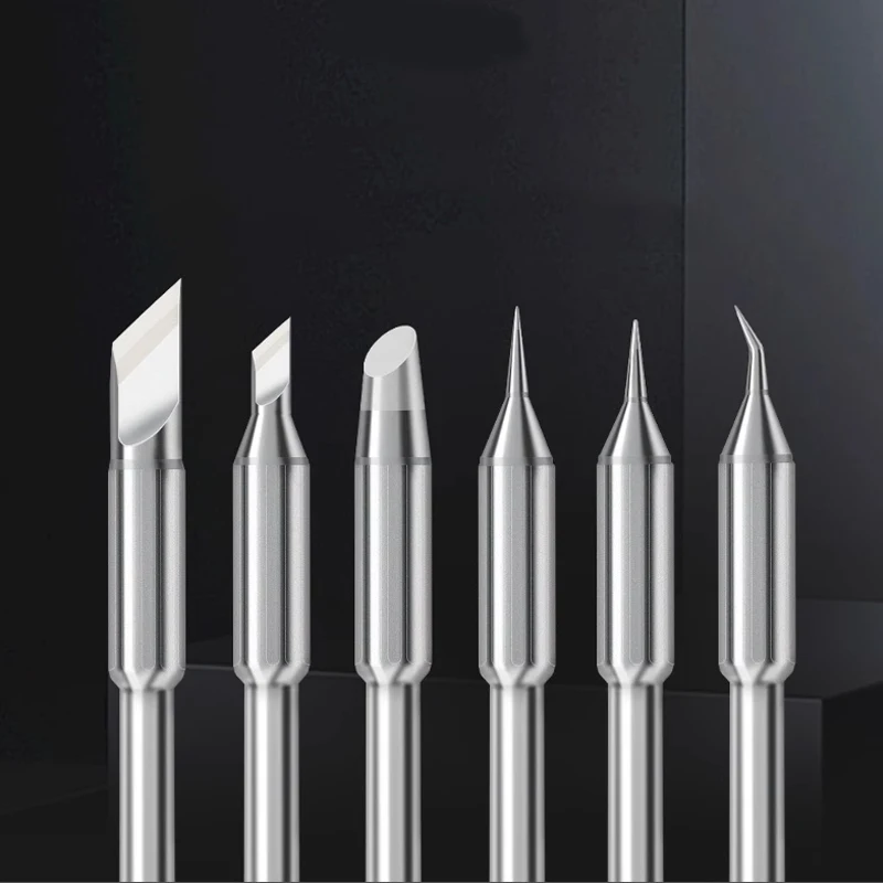 YARUN Universal 245 Soldering Station Plug-in Type Heat Source with Straight-pointed Curved Tip Welding Tip for Electric Welding