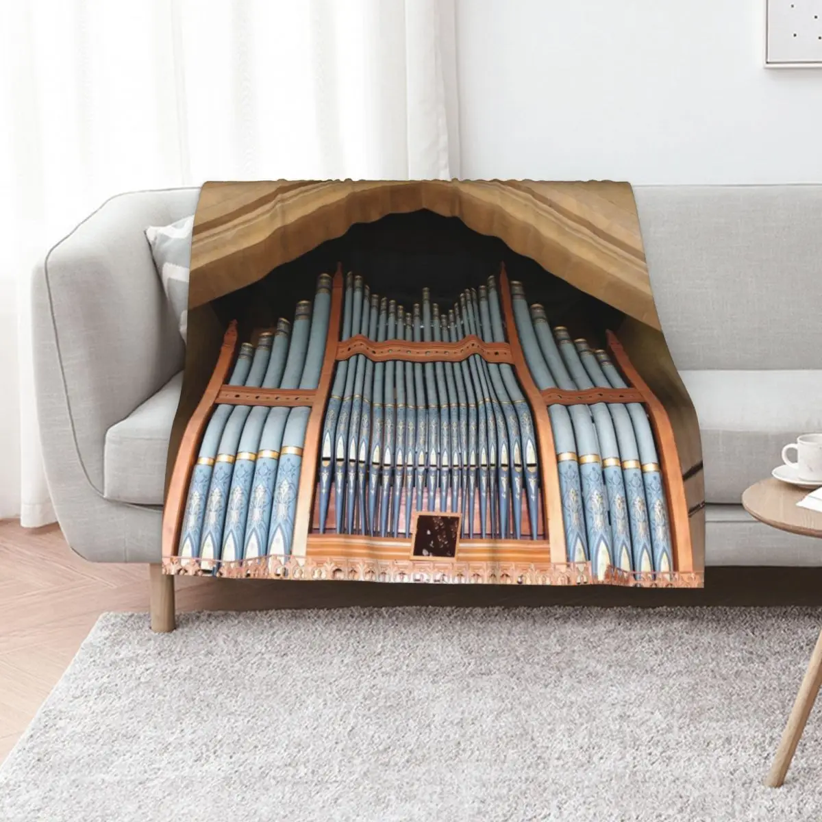 Pipe Organ Throw Blanket Luxury Throw Sofa Throw For Sofa Thin Thermal Furry Luxury St Blankets