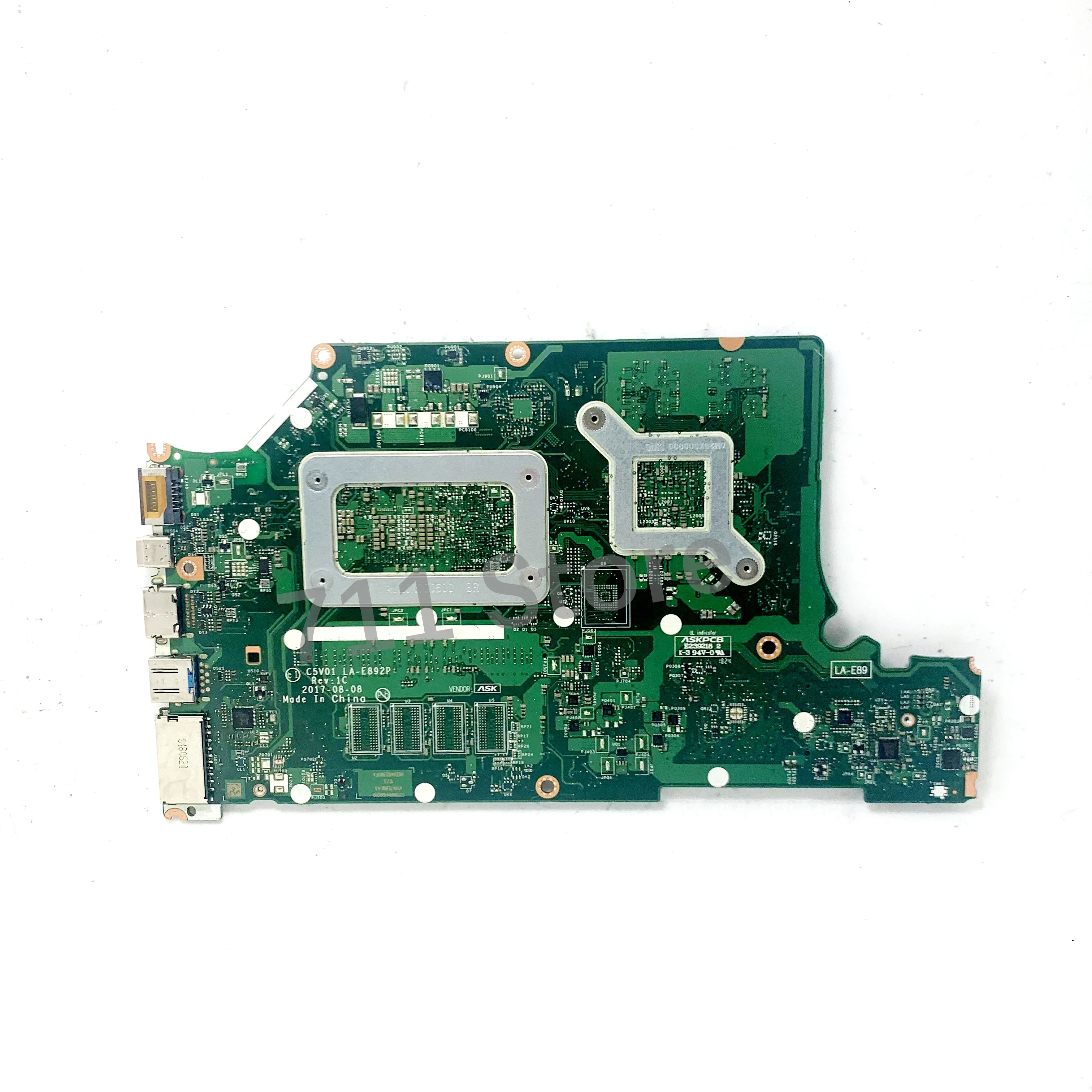 C5V01 LA-E892P NBGPC11007 For ACER A515-51G A615-51G Laptop Motherboard W/SR342 I5-7200U CPU N17S-G1-A1 MX150 100%Full Tested OK