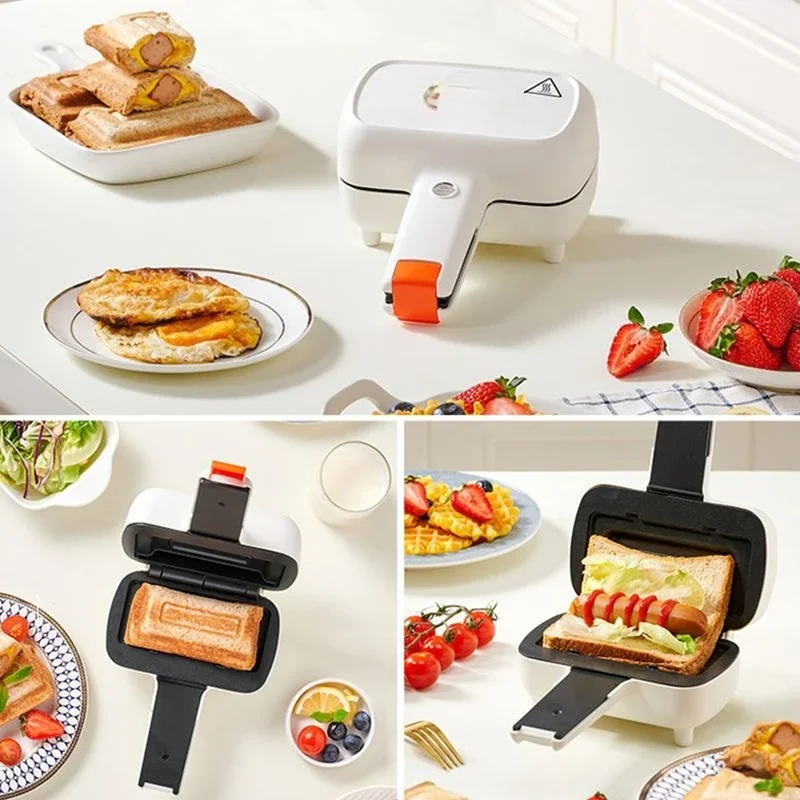 Sandwich machine Home breakfast machine Dormitory mini Multi-function Automatic edge banding Lazy toast Quick hot spit driver