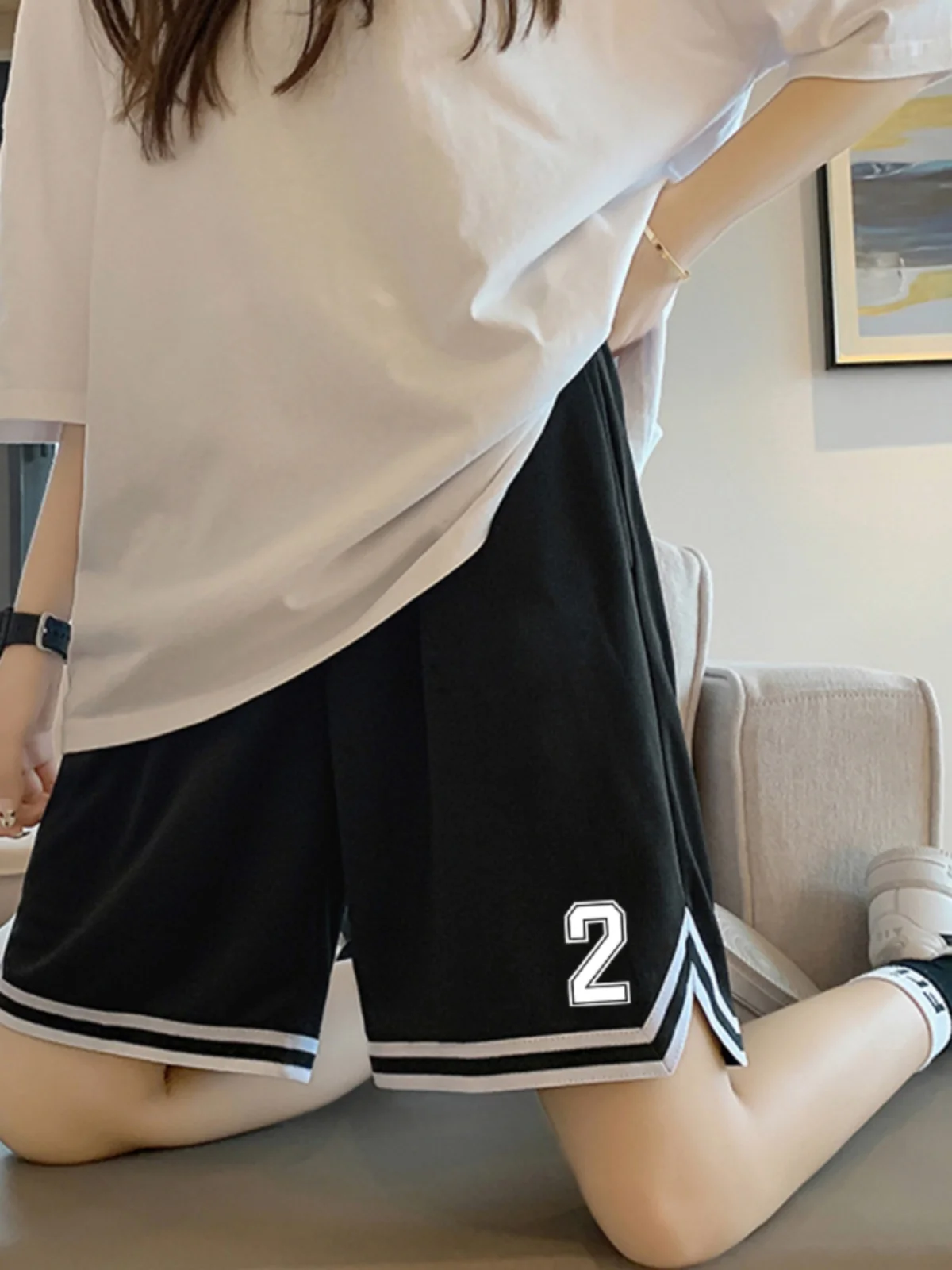 

Американские полосатые баскетбольные шорты: повседневные, свободные, летние, для активного отдыха, быстросохнущие, спортивные бриджи, уличный стиль, свободный крой