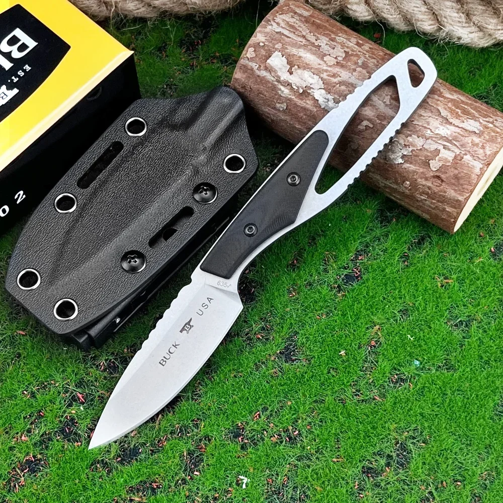 

BK 635 Fixed Blade Knife Stainless Steel 440C Blade Sharp Survival Camping Outdoor Knife EDC Hunting Tactical Knife with Sheath