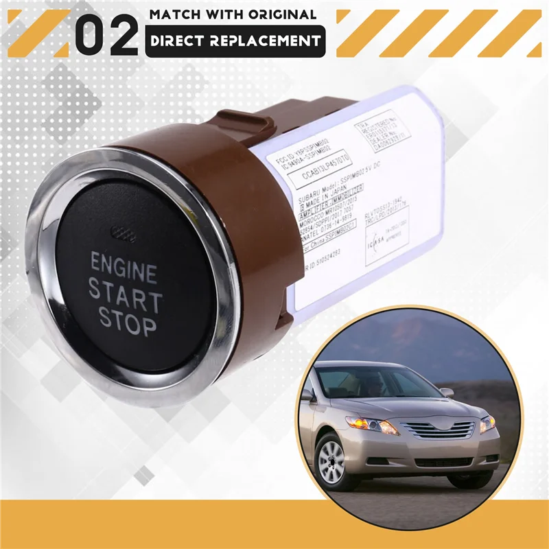 

Car Accessory 89611-06010 Ignition Start Switch Button For Toyota Camry Highlander 2006-2012 8961106010