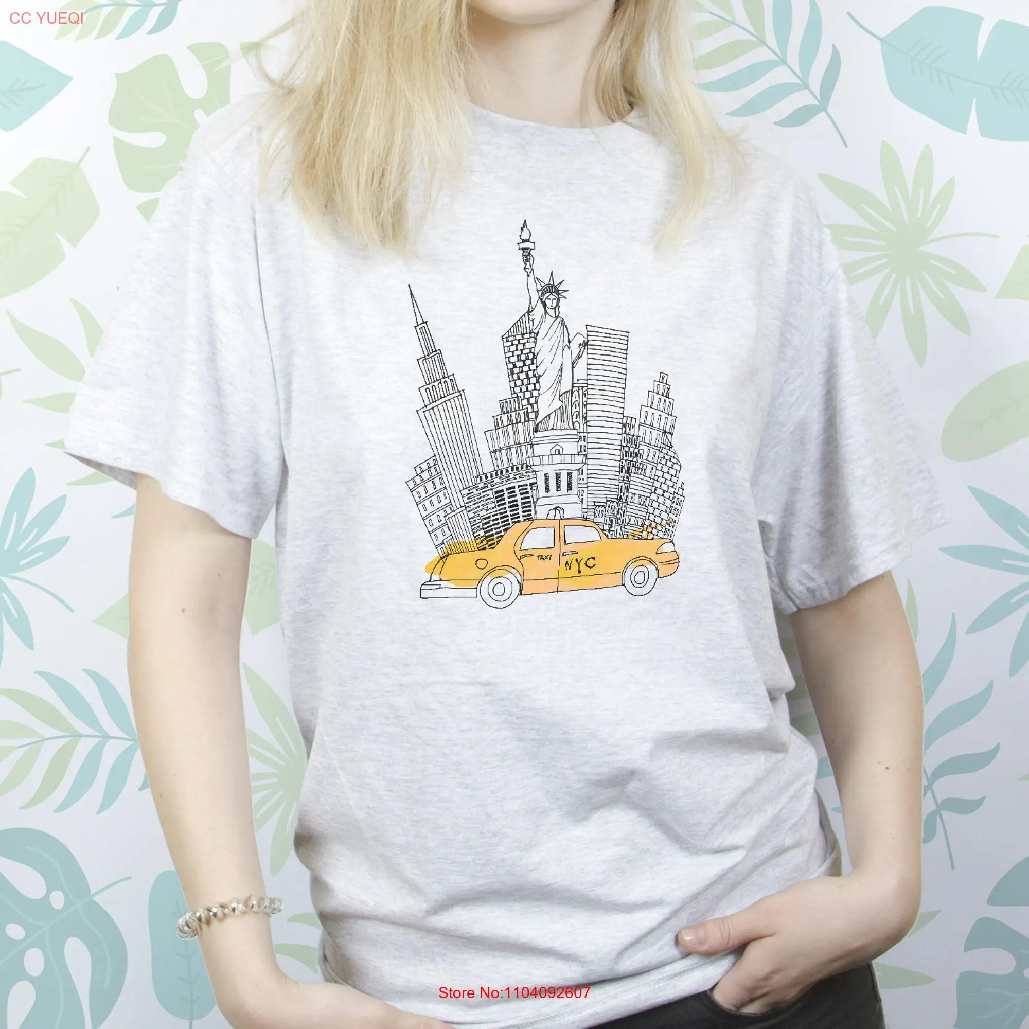 New York shirt for T Aesthetic Trendy NY City USA Design Yorker long or short sleeves