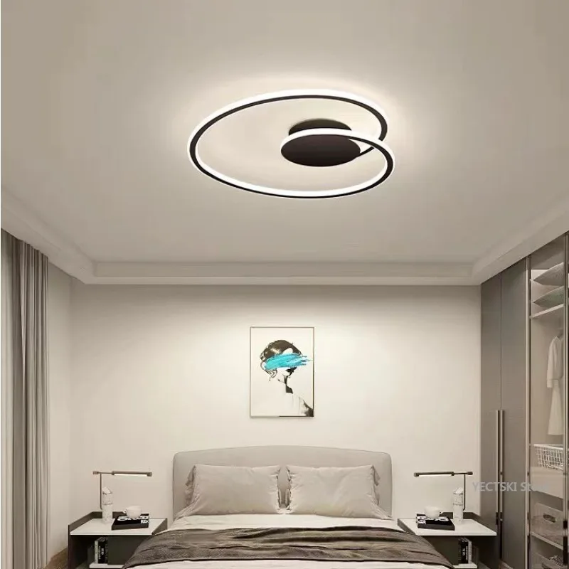 Modern minimalist living room ceiling light, Nordic heart-shaped bedroom light, home study lighting, room light