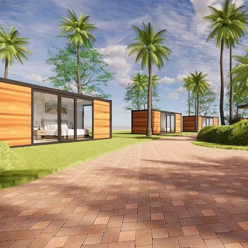 20ft 40ft حاوية منزل وحاوية مطبخ متنقلة حاوية جاهزة منزل 3 غرف نوم 2 حمام