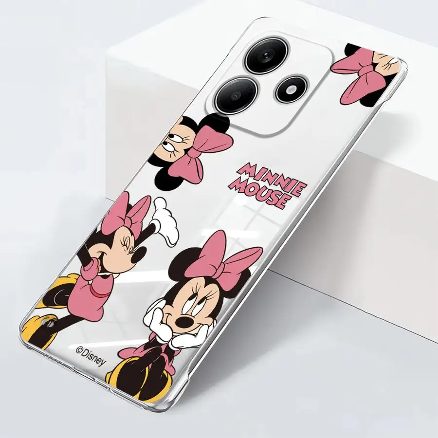 Disney Mickey Minnie Mouse Phone Case for Xiaomi Redmi Note 14ProPlus5G 14 13ProPlus 13 Pro 10Pro4G 12Pro5G TPU Soft Cover