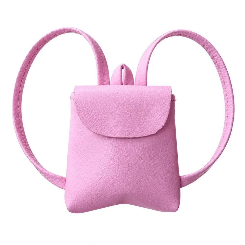 Cute PU Leather Mini Backpack Bag Doll Accessories Solid color Miniature Shoulder Bag Photography Props Doll Backpack 1/6 Zsiga