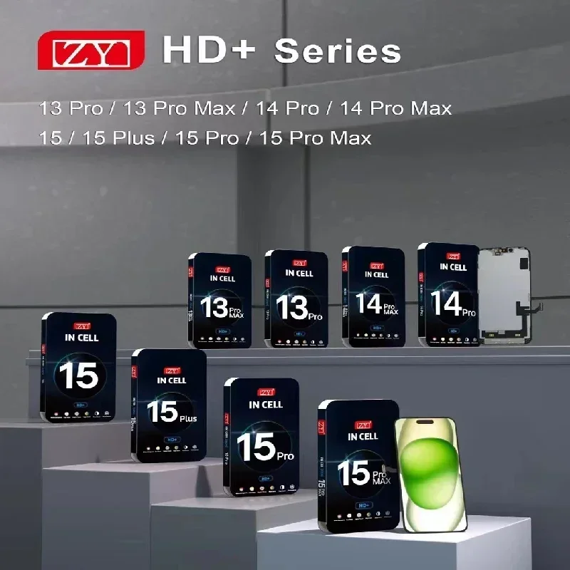 ZY Incell HD+ For Iphone x xr xs max 11 12 pro max LCD Display For