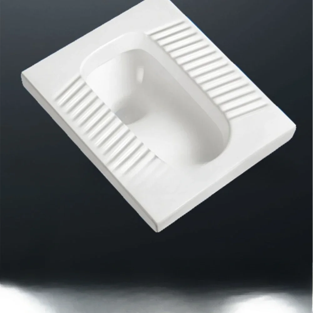 Manufacturers wholesale household ceramic squatting pit anti-odor integrated anti-slip squatting toilet urinals hotel toilet squ