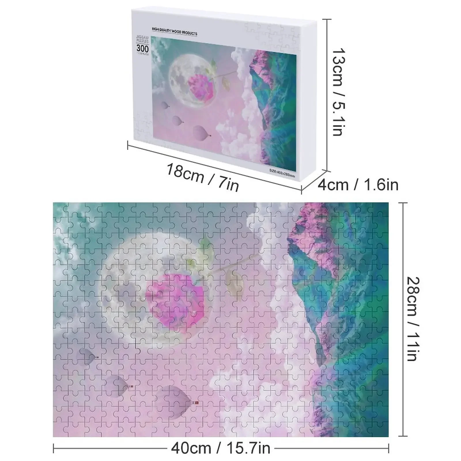 ฝันร้าย - จิ๊กซอว์ภาพตัดปะที่ได้แรงบันดาลใจจากโลฟี ปรับแต่งได้สำหรับเด็ก จิ๊กซอว์แบบกำหนดเอง