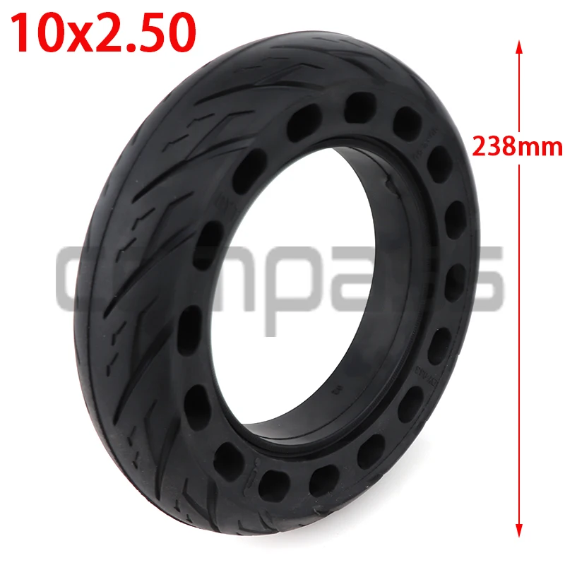 10 Inch 10x2.50 Solid Tire for Quick 3 ZERO 10X Inokim OX Folding Electric Scooter