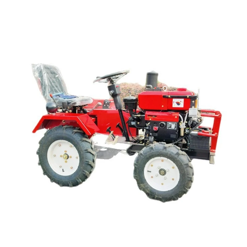 

Small ride four-wheel tractor single cylinder two-wheel drive 12 horsepower 15 horsepower one machine