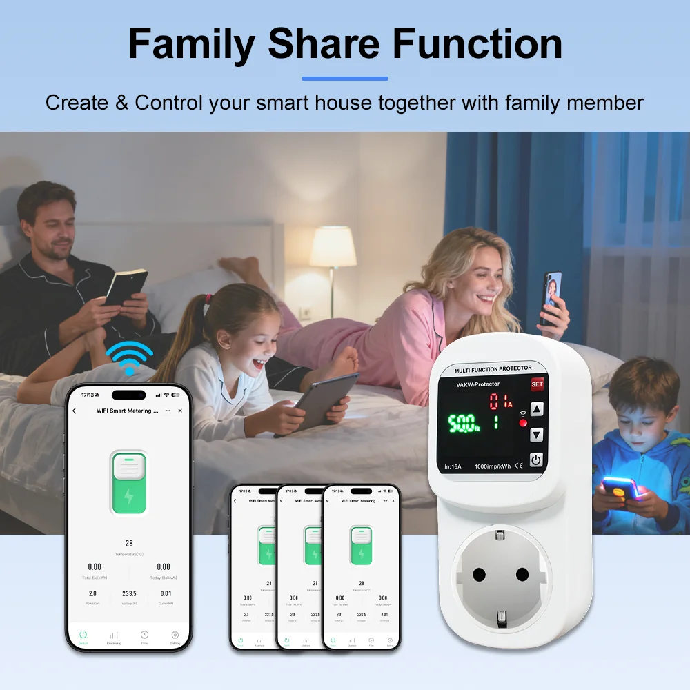 Inteligentna wtyczka WiFi 16A  – Tuya Wifi Socket recenzja i cena