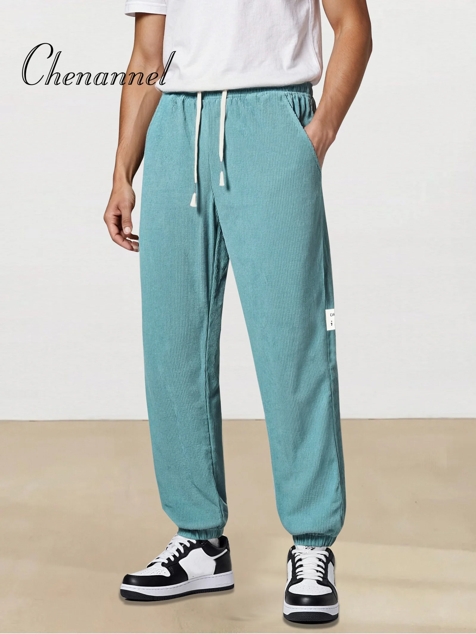 

Men's Autumn Winter Corduroy Pants Sporty Casual Warm Trendy Versatile Bottoms