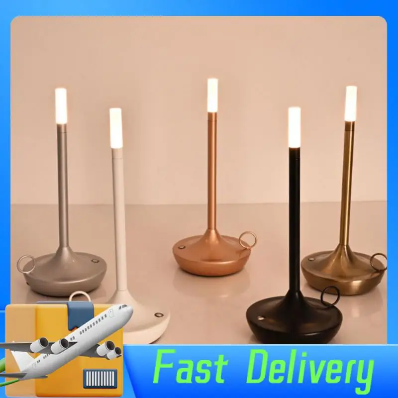 

Table lamp for bedroom Rechargeable Wireless touch lamp Camping candle Creative lamp rechargeable desk lamp