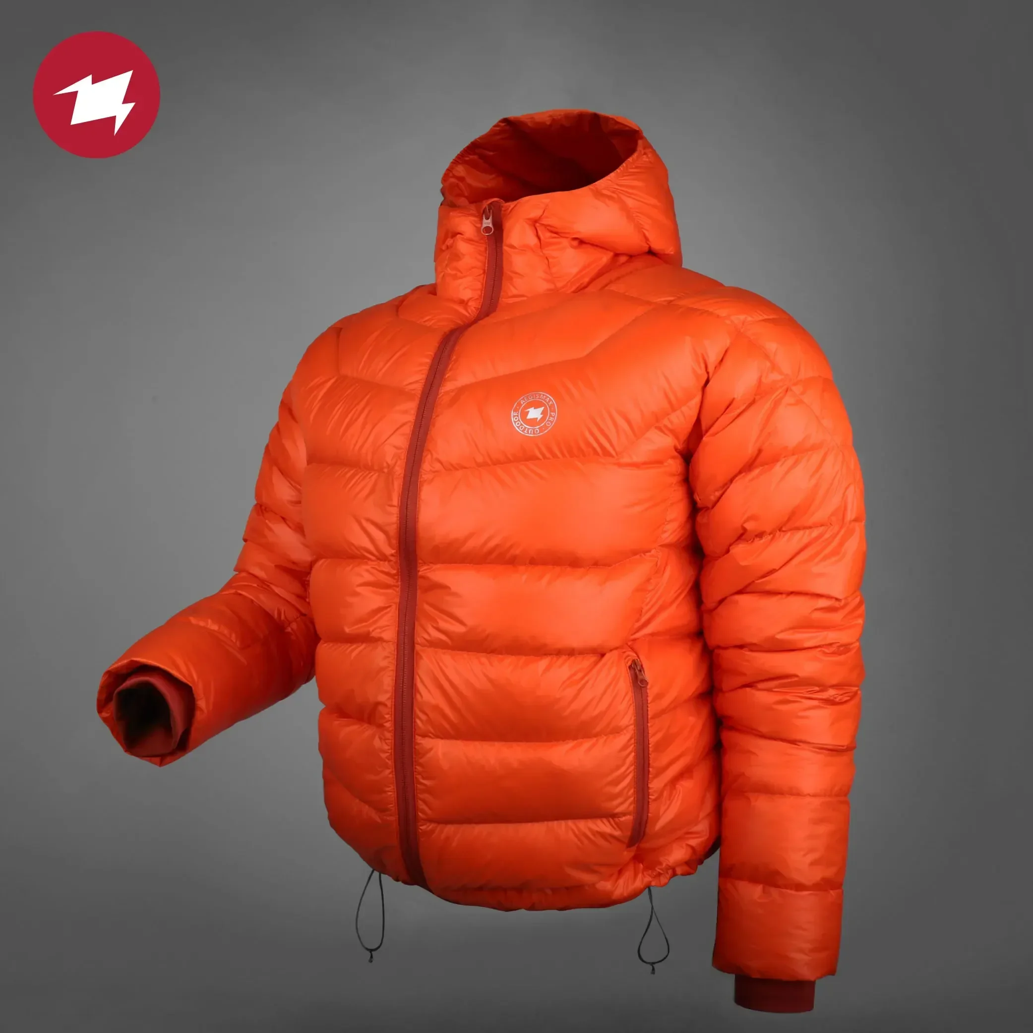 GISMAX-Veste D en duvet d'oie ultra sec pour homme, manteau de camping en plein air, vestes de randonnée ultralégères, mise à niveau, 800 yens