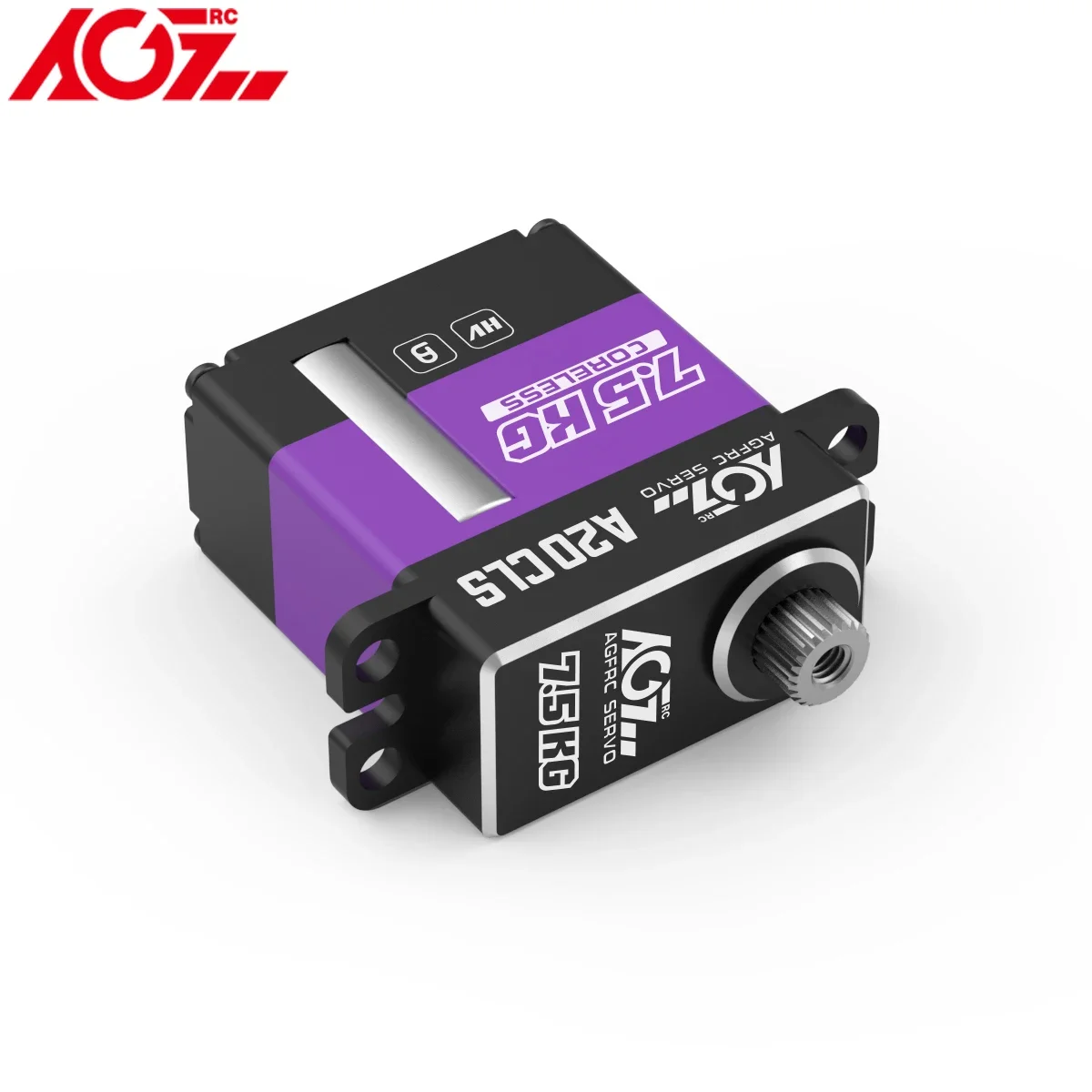 UniFlyAGFRC A20CLS 20g Aluminum Case 7.5KG High Speed Steel Gear Programmable Micro Servo For RC Car Helicopter Airplane Robot B