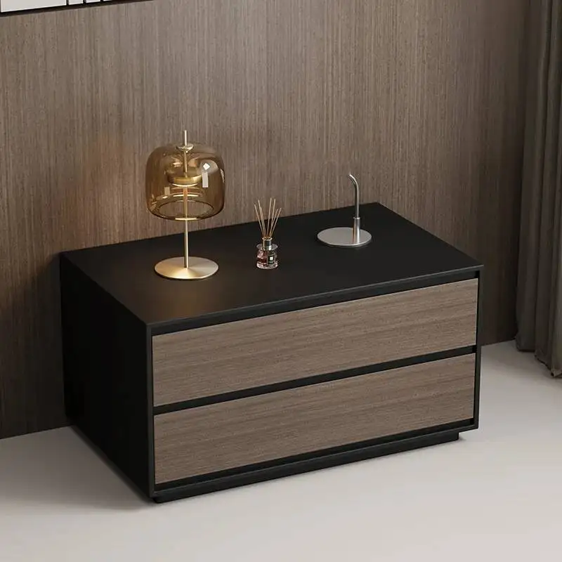 طاولة تخزين حديثة أنيقة لدرج ليلي ديكور غرفة النوم طاولة ليلية فاخرة Mesas De Noches Dormitorio أثاث غرفة النوم