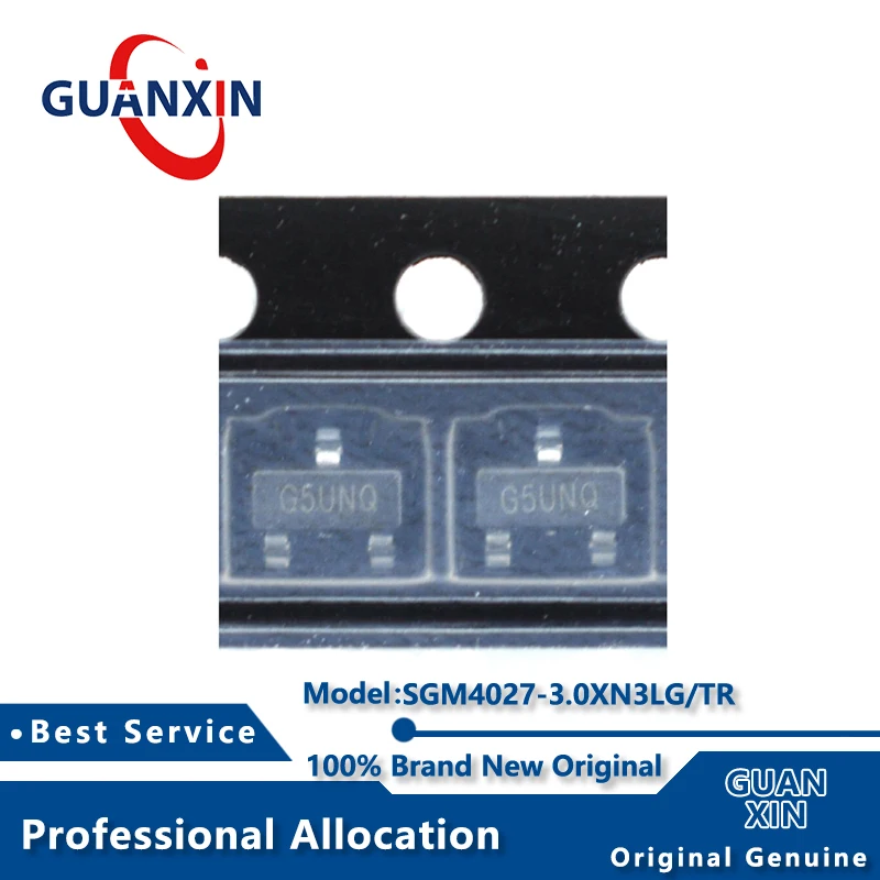 

100% New SGM4027-3.0XN3LG/TR SGM4027-3.0XN3LG SOT-23 Marking G5U** SGM4027-3.0