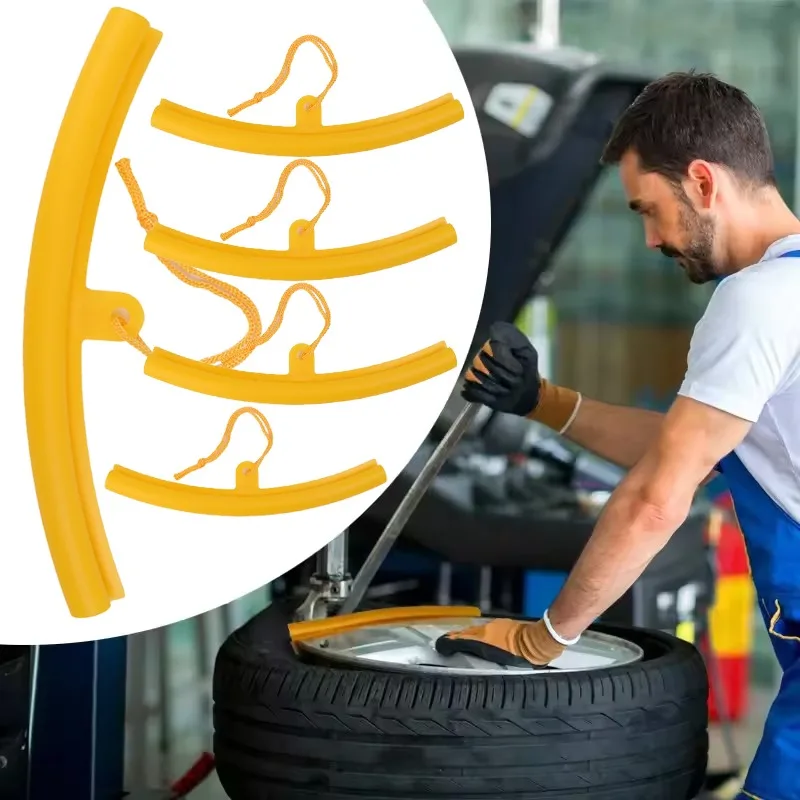 

Automotive Motorcycle Tire Wheel Hub Steel Ring Protective Cover Universal Rim Edge Guard Strip Auto Protection Accessories