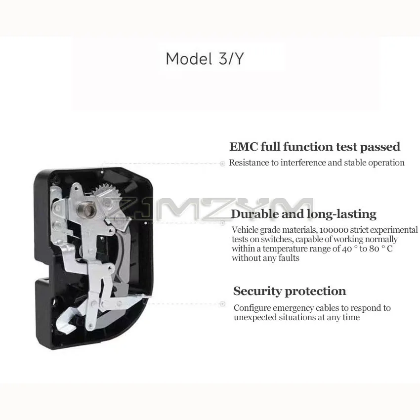 Automatic Suction Auto close Presenting Door for Tesla Closing Gentle Close Anti Pinch For Model 3 2019-2022 & Model Y 2021-2022