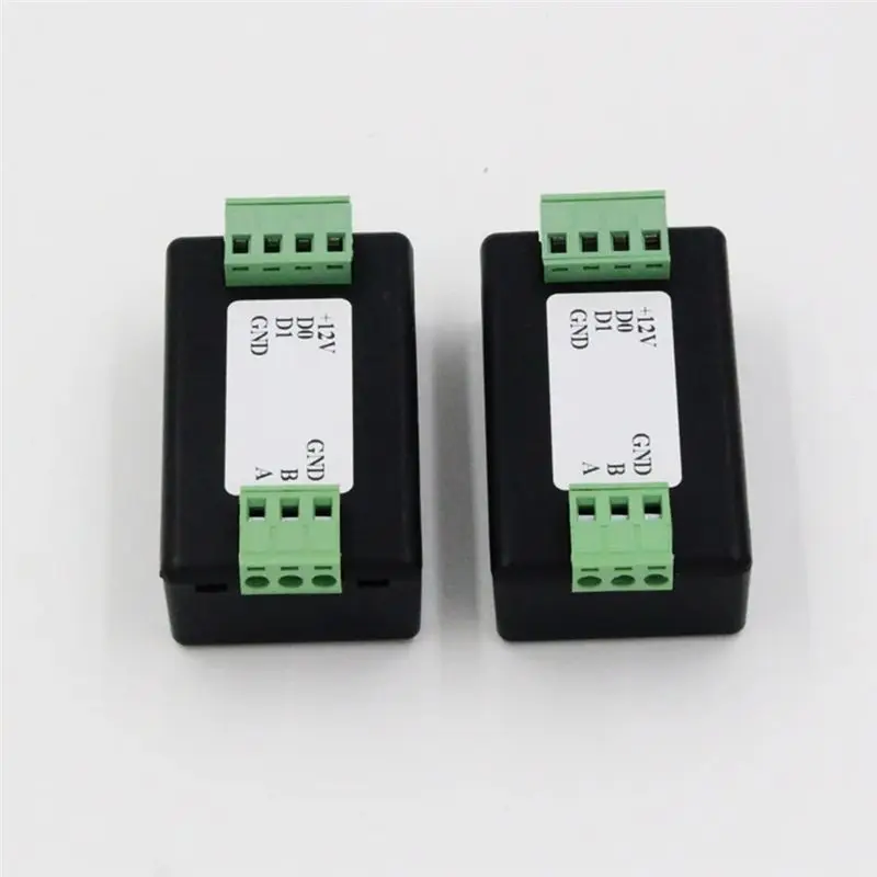 A92Z Wiegand Extender / Wiegand Signal Format To RS485 Converter Auto Recognizes All WG Formats Extend Up To 500M