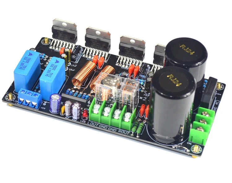 

HIFI audiophile level high-power TDA7293 parallel power amplifier finished board