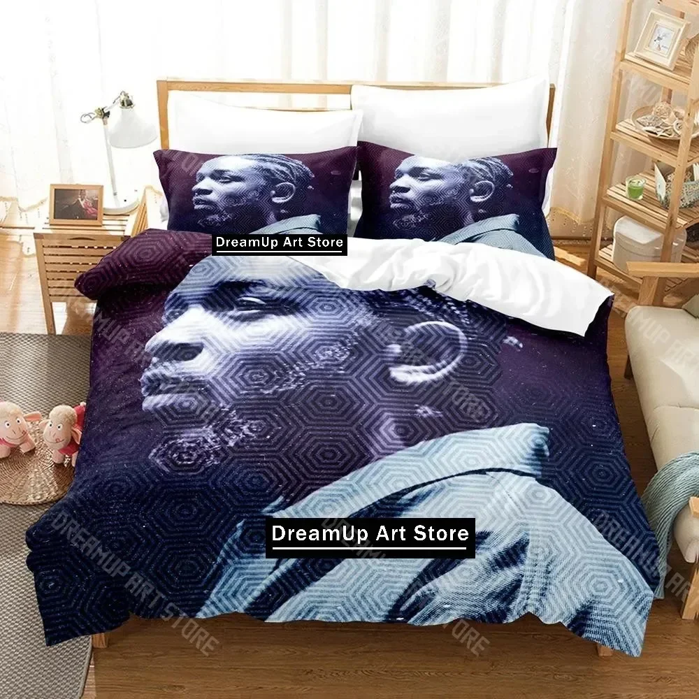 Exquisite 3D Print Kendrick Lamar Bedding Set Single Twin Full Queen King Size Bed Set Adult Kid Bedroom Duvetcover Sets