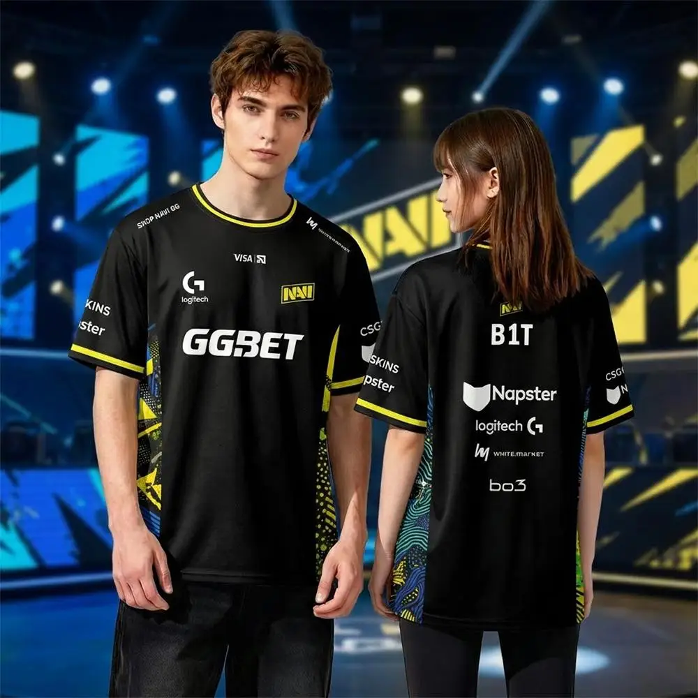 

NAVI Esports Club 2026 New Team Uniforms Men's And Women's CS2 B1T Aleksib Daily Training Tees Customizable T-shirts For Fans