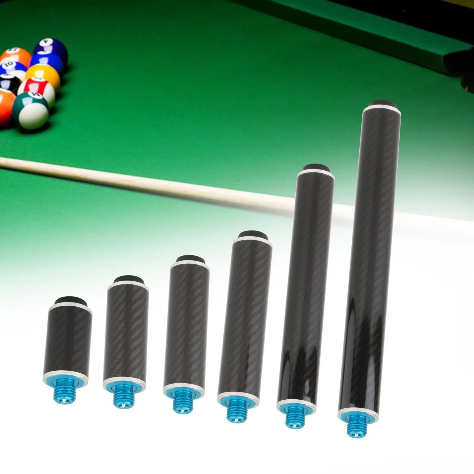 

Snooker Cue Stick Extender Billiards Pool Cue Extension Lovers Compact Athlete
