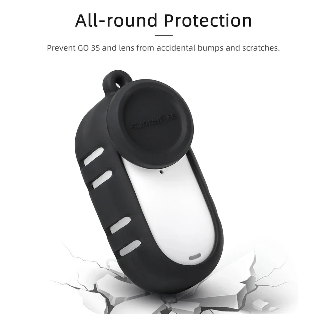 Scratchproof Silicone Cover for Insta360 GO 3S Camera Body Protective Sleeve Cover Cap For Insta360 GO 3S Accessories