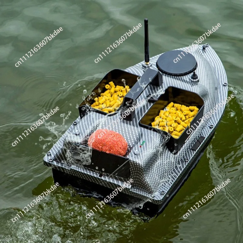 12000mAh/5200mAh GPS Fishing Bait Boat with 3 Bait Containers Wireless Bait Boat with Automatic Return Carbon Fiber Material
