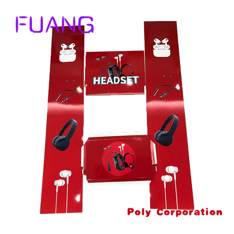 Vloerkarton Staande Displayhouder Kartonnen Winkel Mini Markt Planken Display Rekken Winkel Schappen Snoep Display Rekken